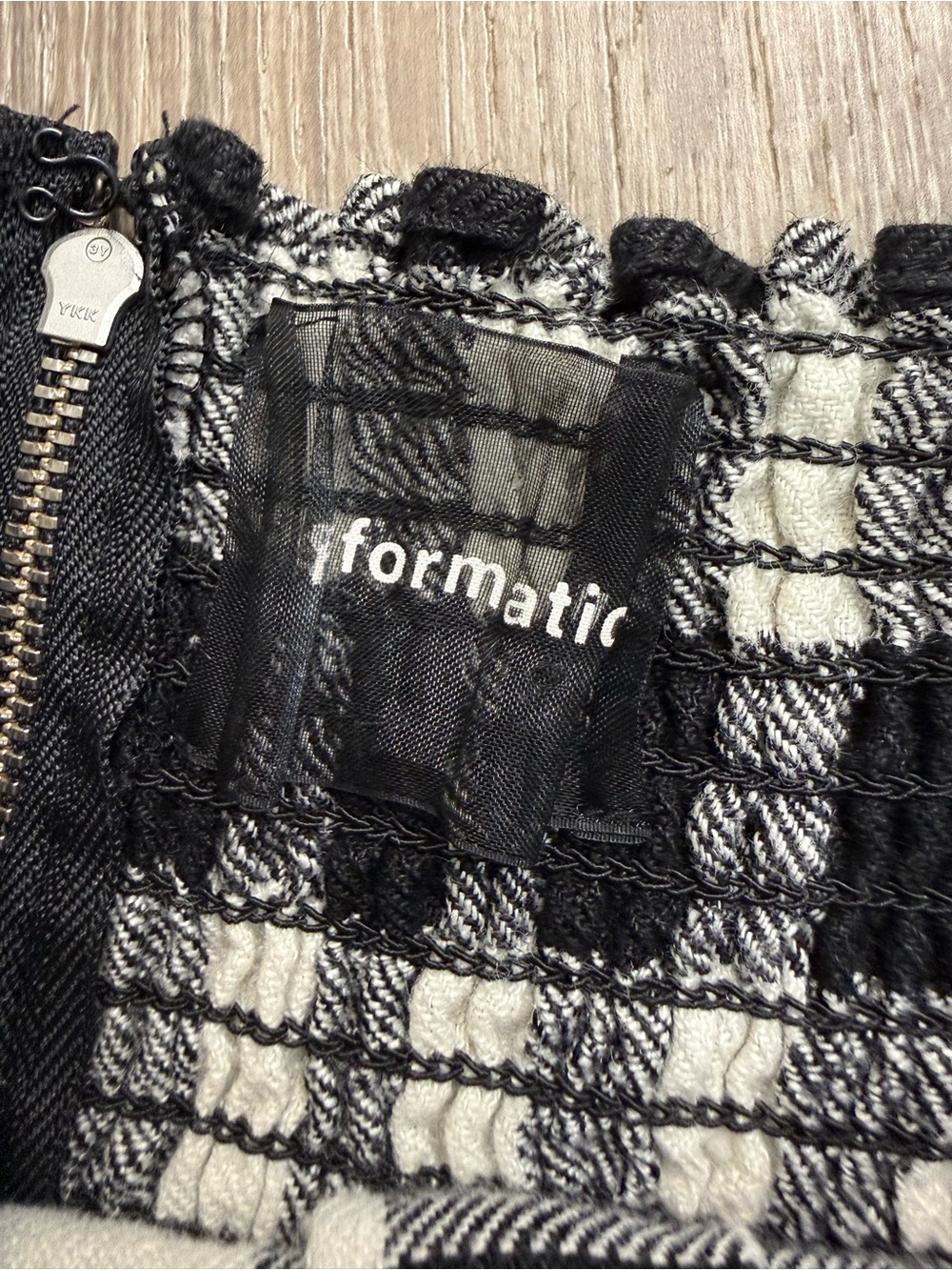Reformation Midi Plaid Hattie Linen Dress Size 8 - Picture 9 of 9